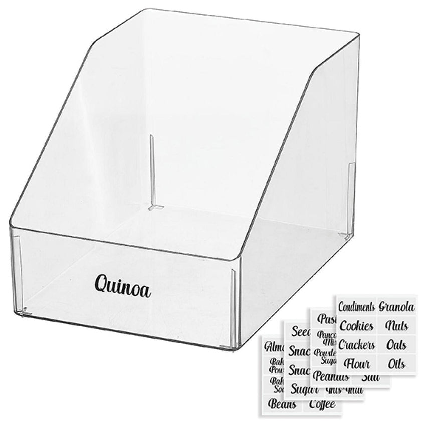 Open Front Bin Clear Medium