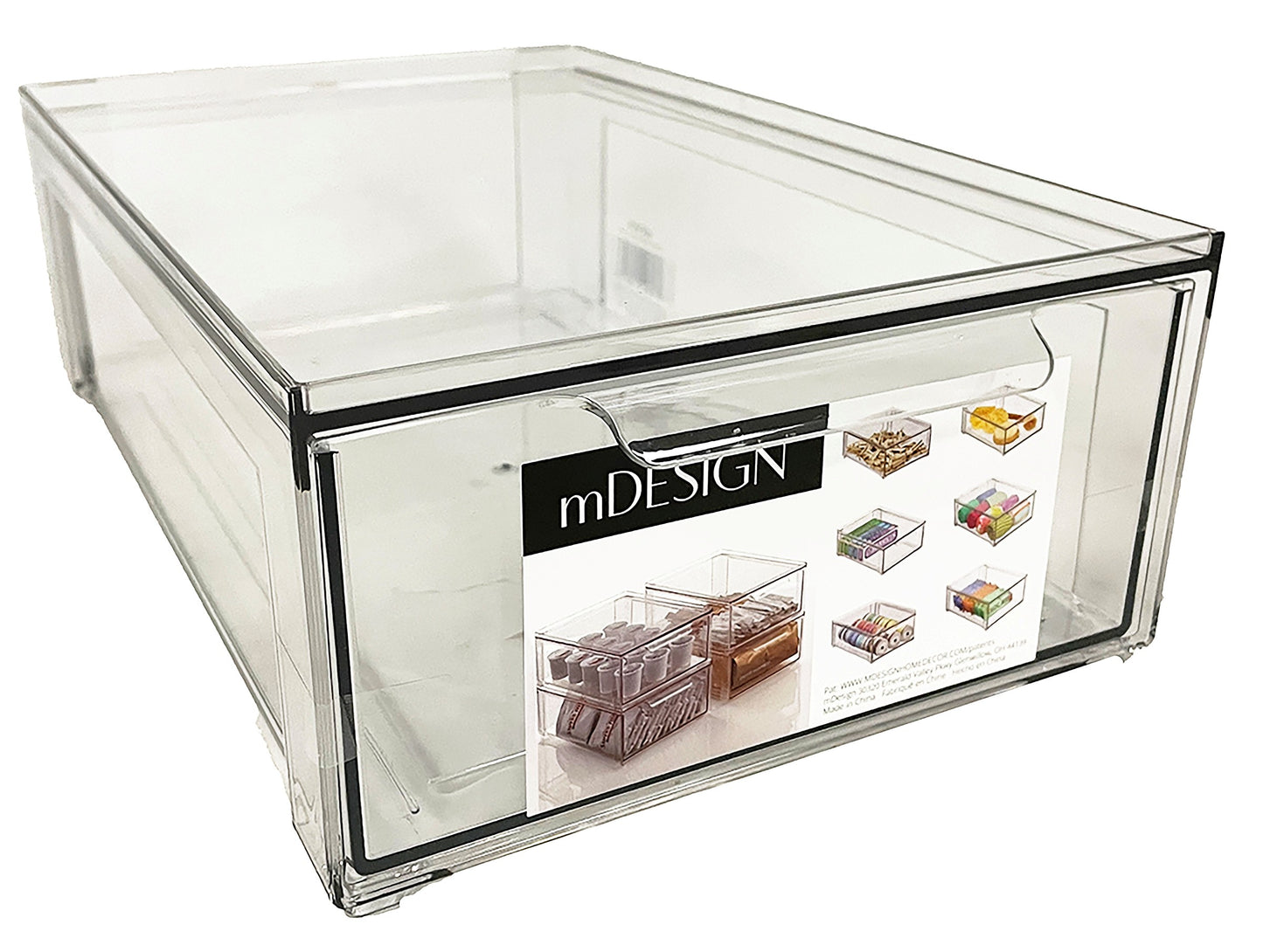 STACKABLE DRAWER, CLEAR