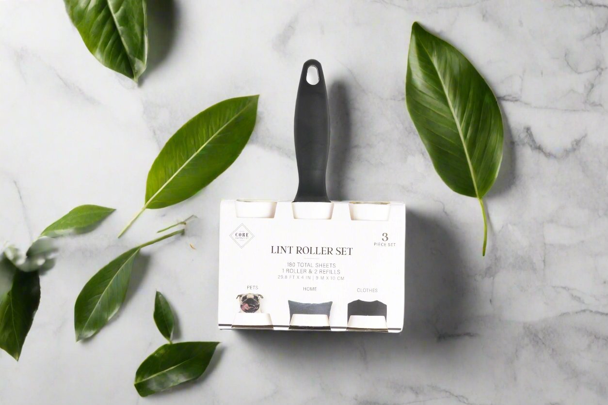Lint Roller Set - 1pc w/ Refill Rolls