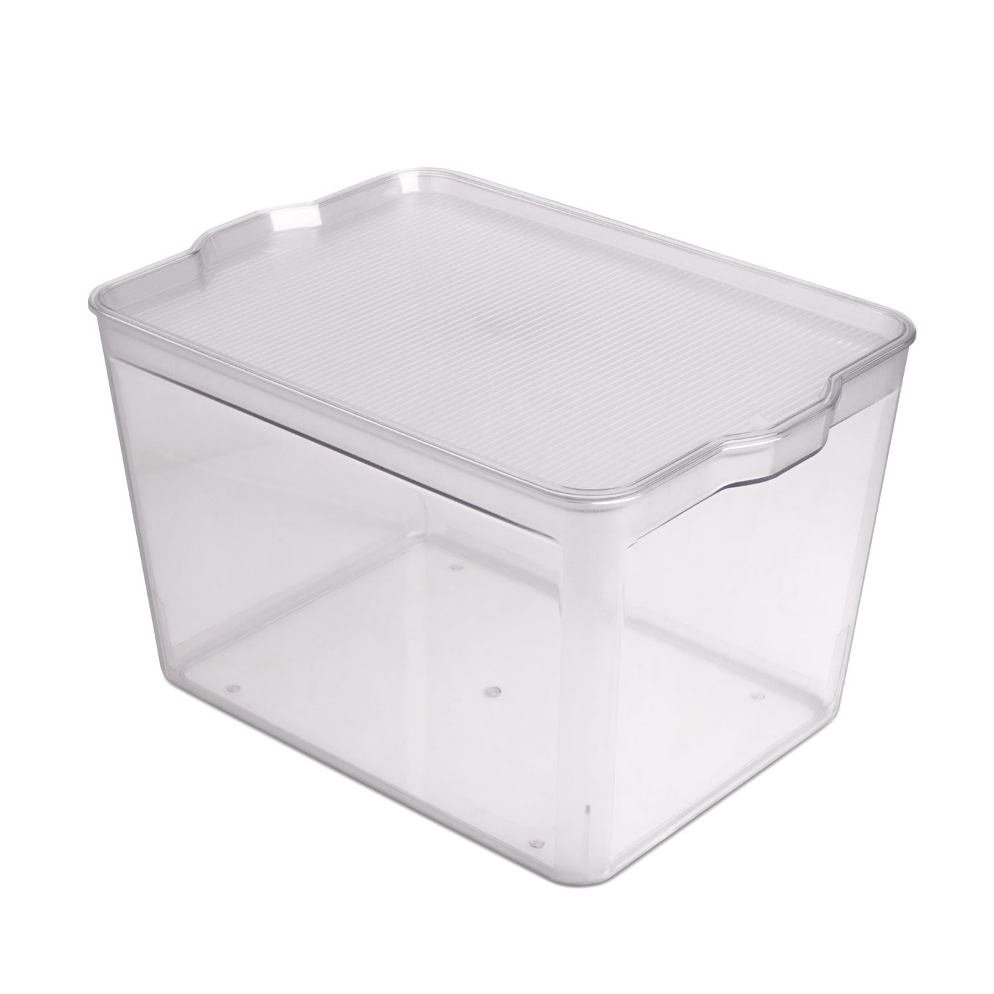 Premium Storage Bin w/Lid Large
