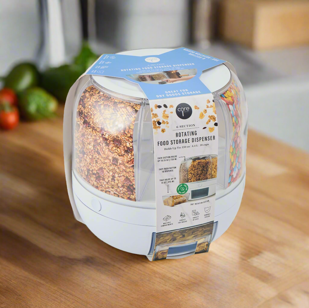 Rotating Food Storage Container