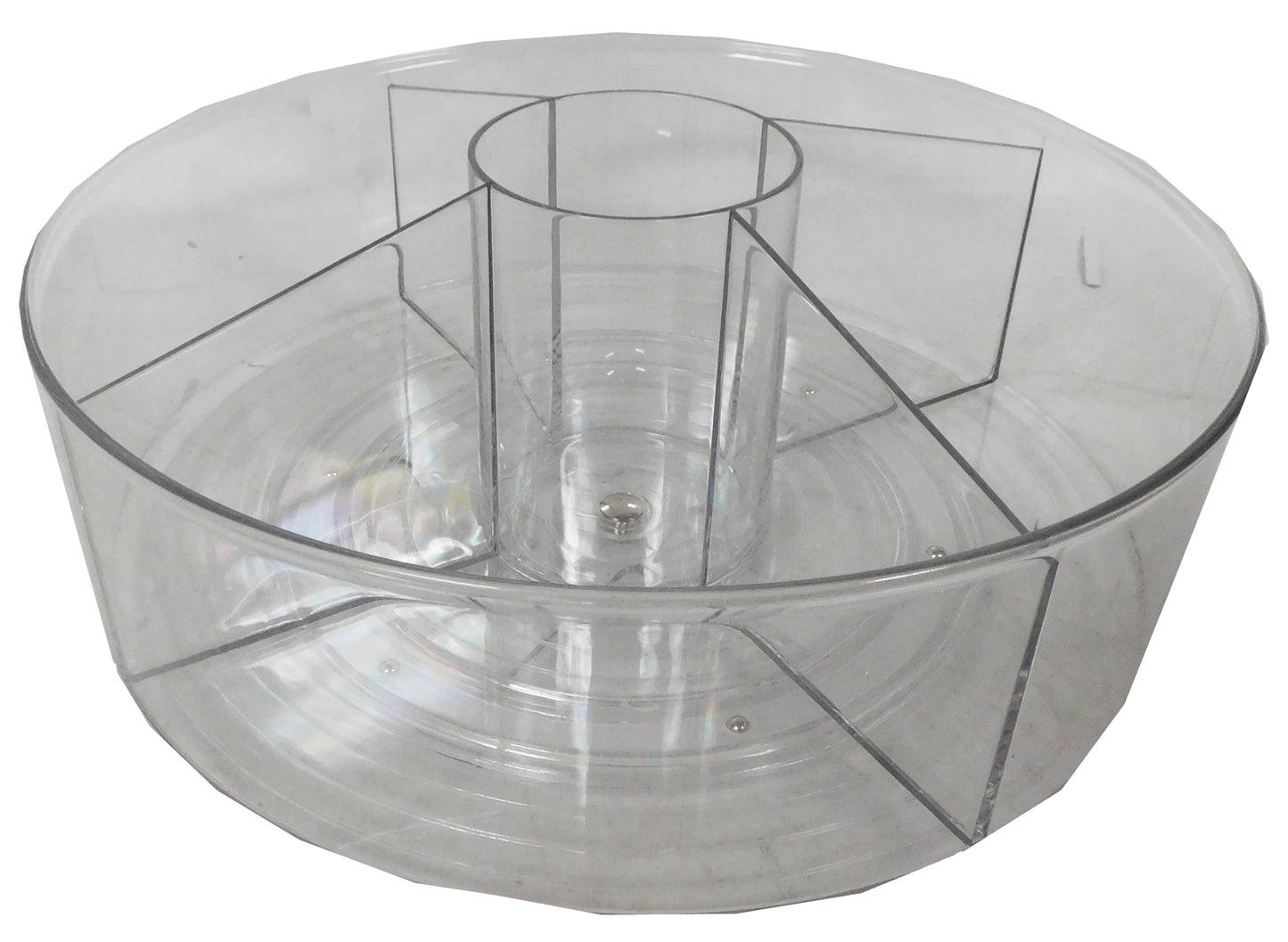 Divided Turntable W/Cup Clear