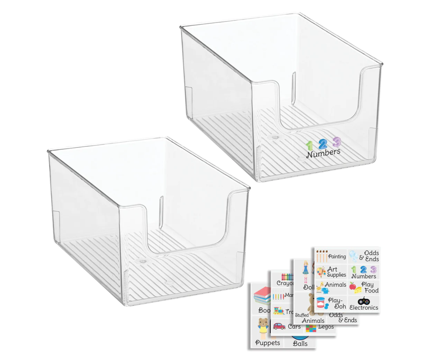 Front Dip Bin Clear Small