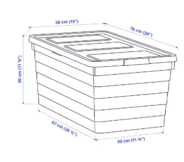 Off-White Storage Box Extra Large