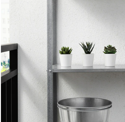 Artificial potted plant / 3 pack