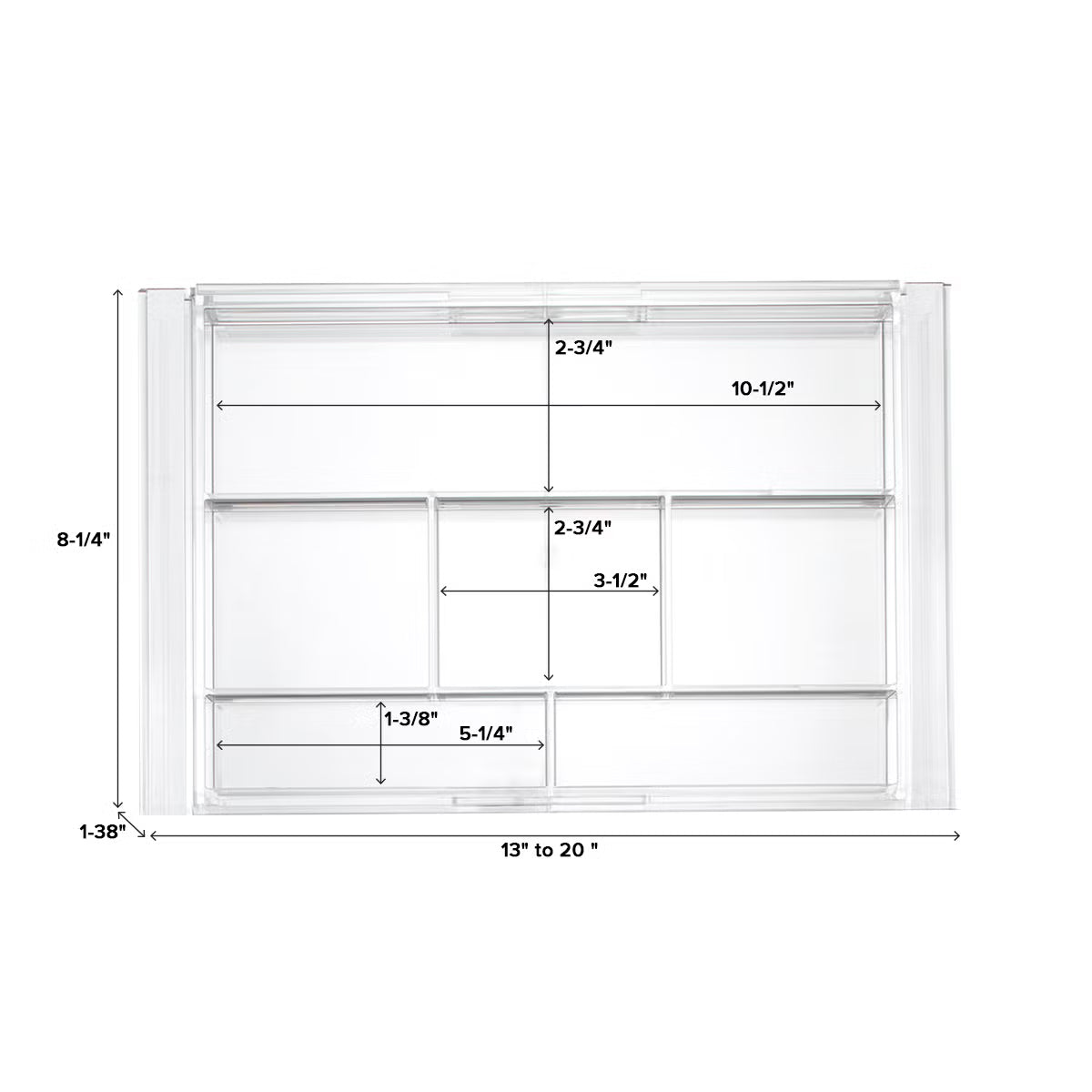 Drawer Doubler Clear