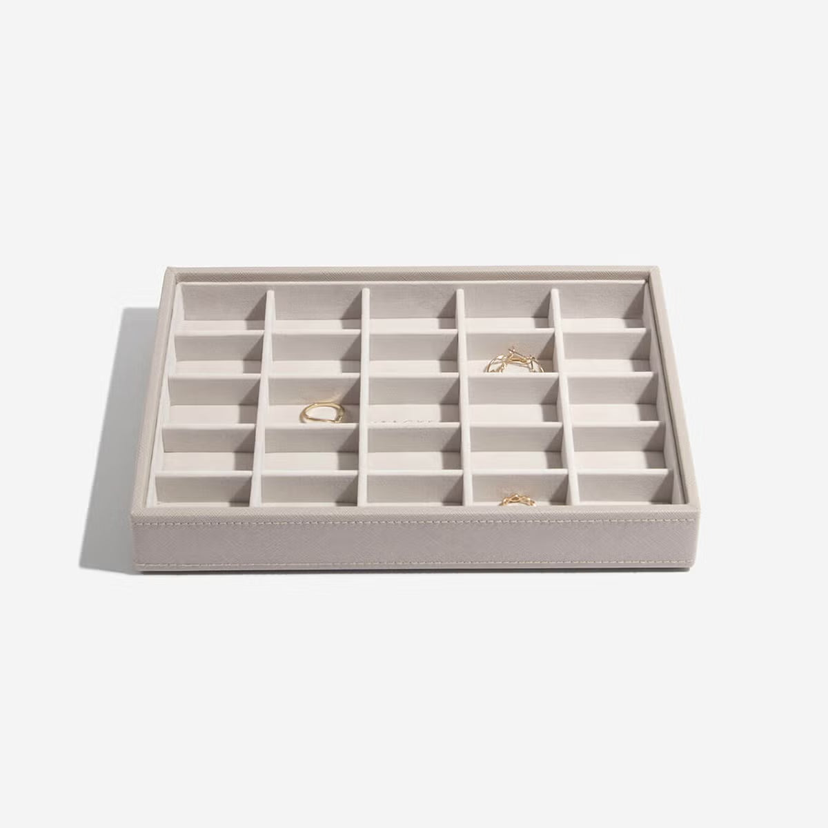 Stackers Classic 25-Section Tray Taupe