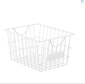 Wire Basket With Label Medium