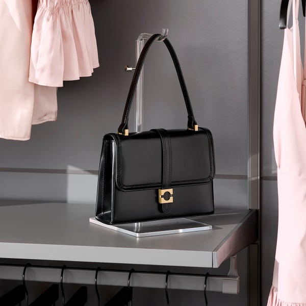 Luxe Acrylic Handbag Display Stand Clear