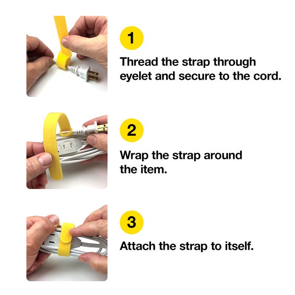 Wrap-It Small Cable Ties Black Pkg/20