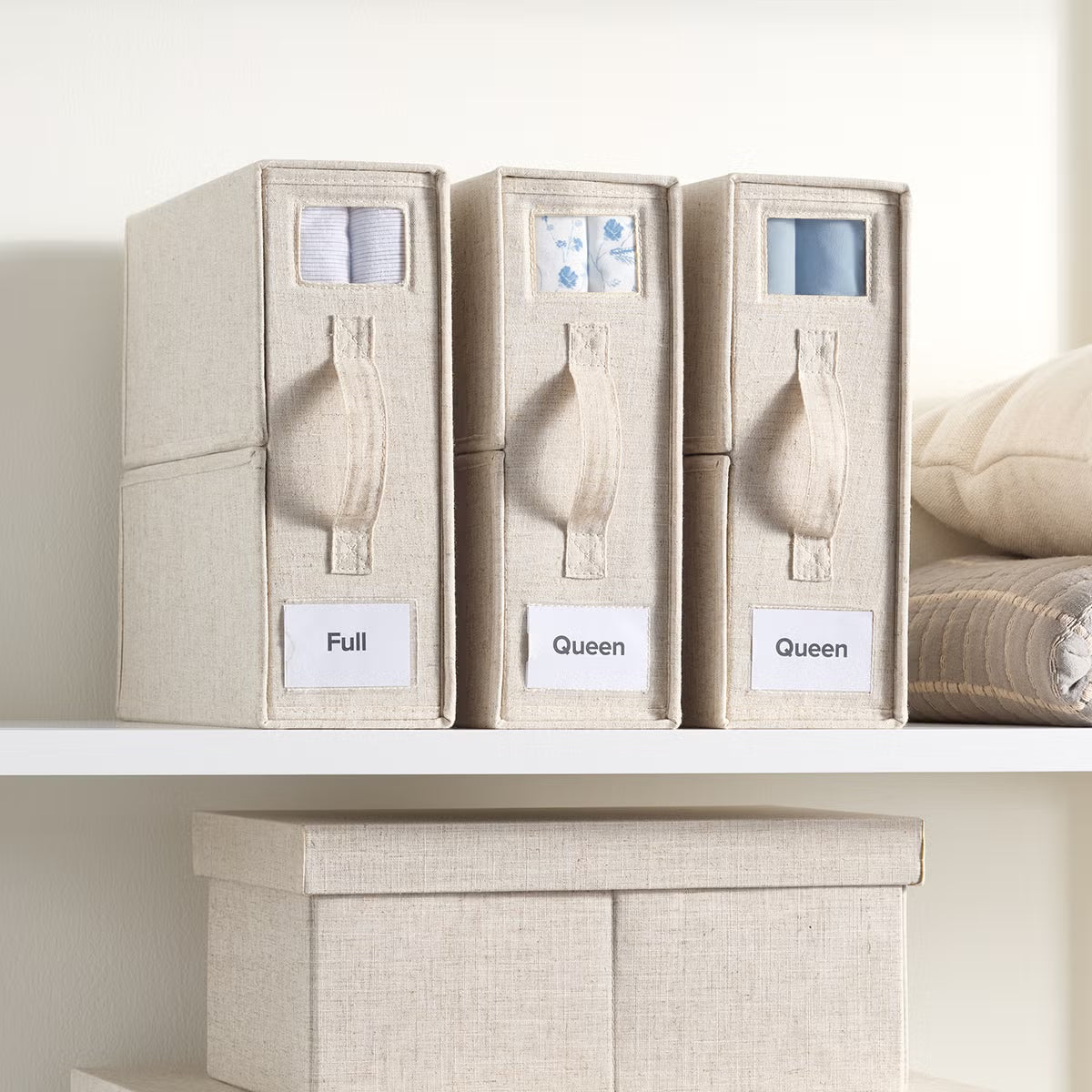 Sheet Set Organizer Linen