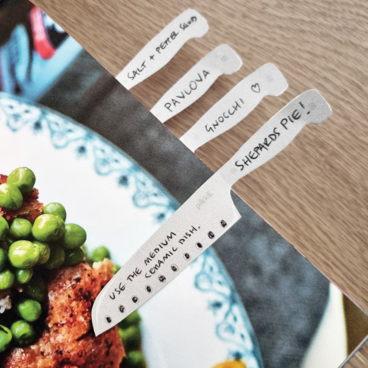 Pikkii Cookmarks Recipe Markers Grey Pkg/50