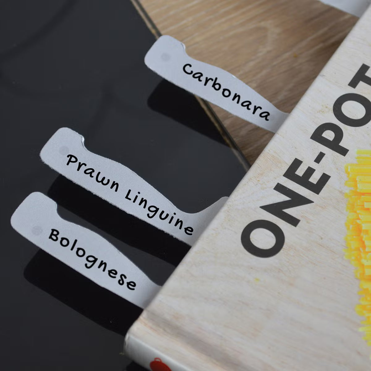 Pikkii Cookmarks Recipe Markers Grey Pkg/50