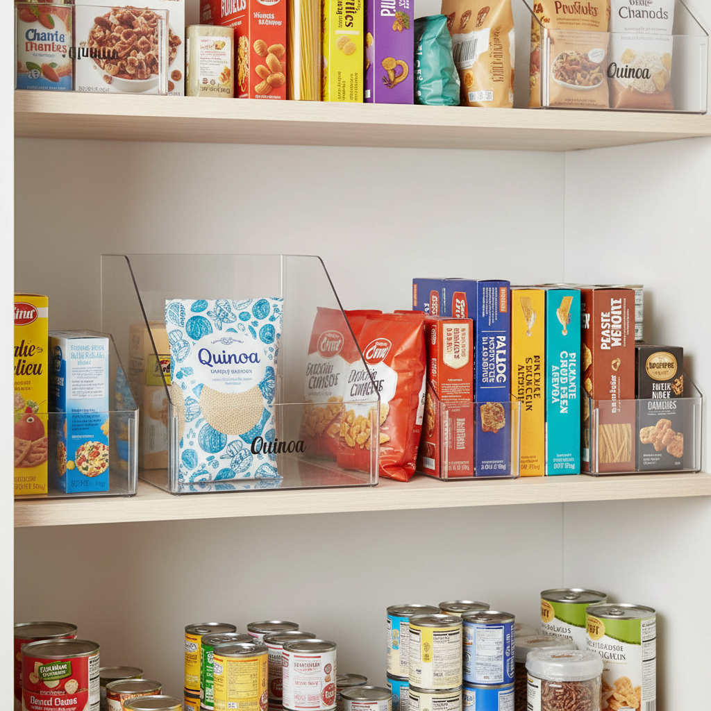 Open Front Bin Clear Medium