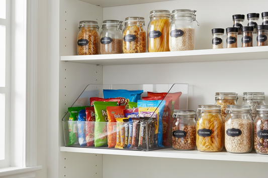 Open Front Bin Clear Large