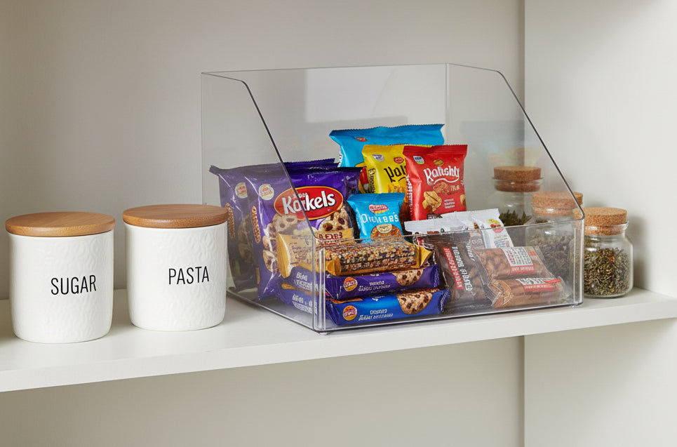 BIN,OFFICE,W/LABELS,CLR