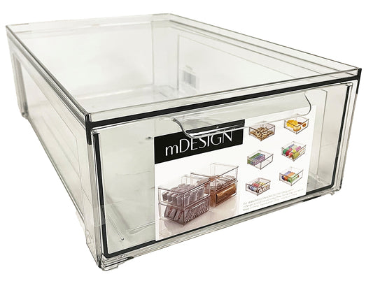 STACKABLE DRAWER, CLEAR