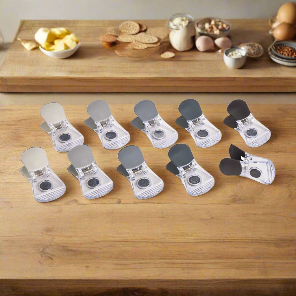 10pc Essential Solutions Magnetic Bag Clips