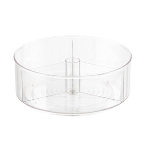 Linus 9" Divided Turntable Clear
