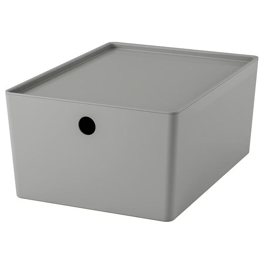 Box With Lid Medium Light Gray