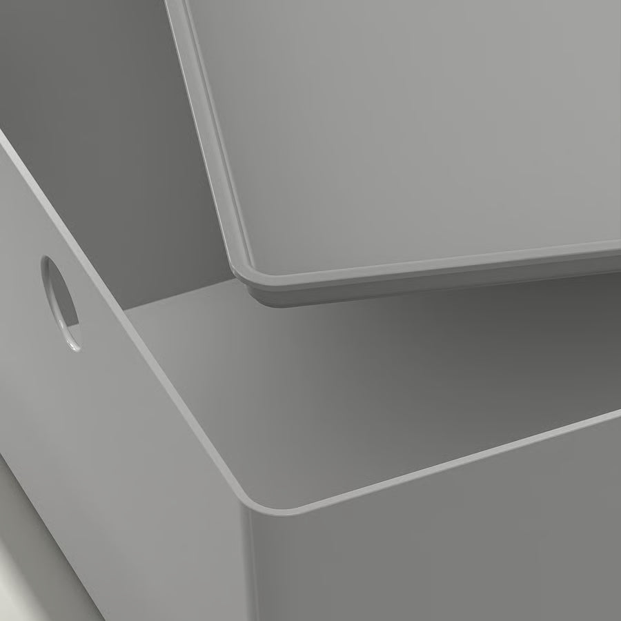 Box With Lid Medium Light Gray