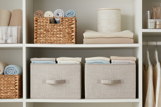 STORAGE CUBE LINEN/TAN