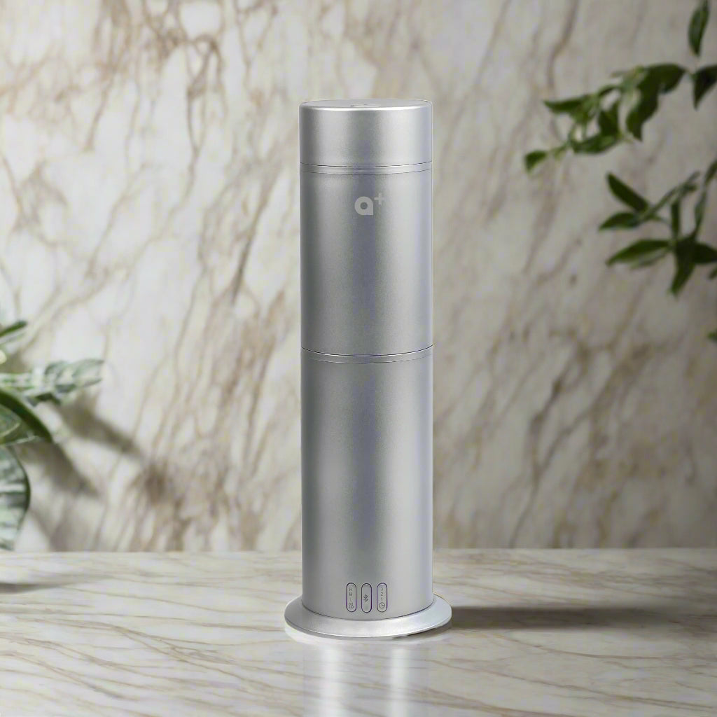 Cylinder Waterless Diffuser Silver – Always Neat