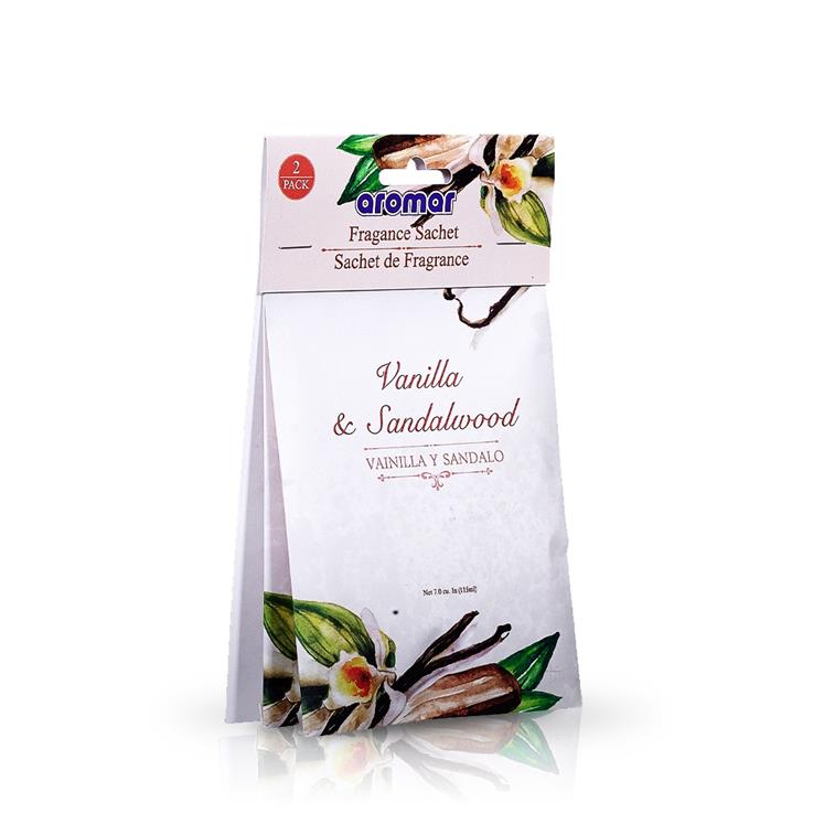 Scented Sachets - Vanilla & Sandalwood- Double Pack