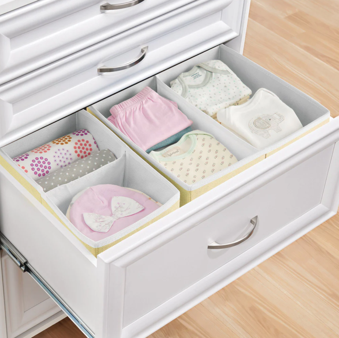 LINEN DRAWER ORGANIZER GRAY 3PC SET