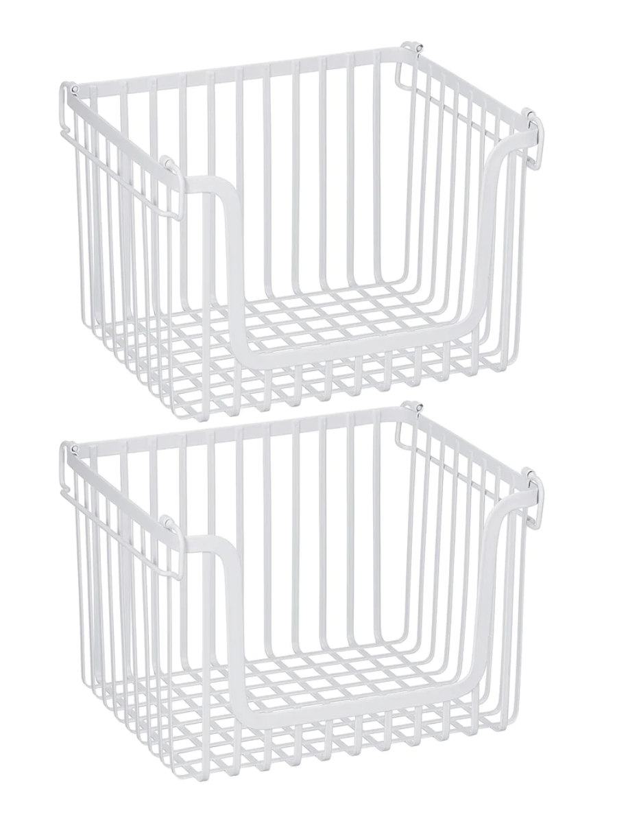 Stackable Basket White
