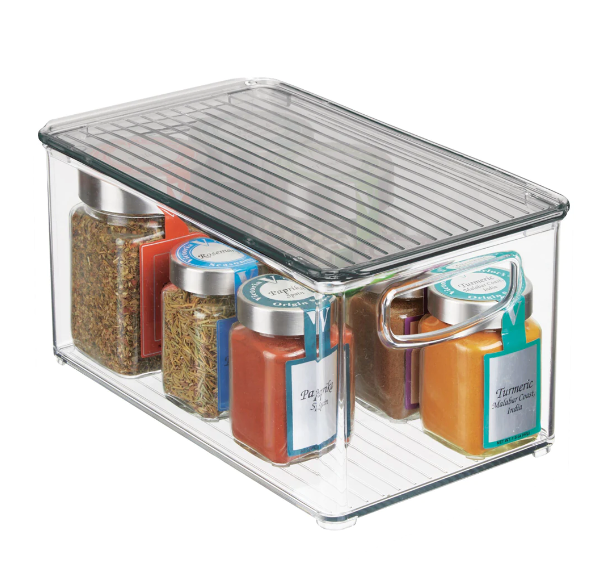 Stackable Storage Bin w/Lid Medium