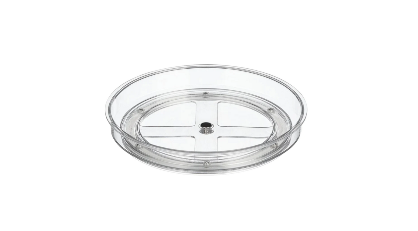 Turntable 9" x 1" Clear