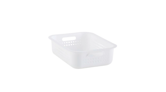 Nordic Storage Basket w/ Handles & Lid Small