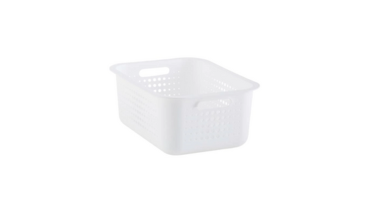 Nordic Storage Basket w/ Handles & Lid Medium