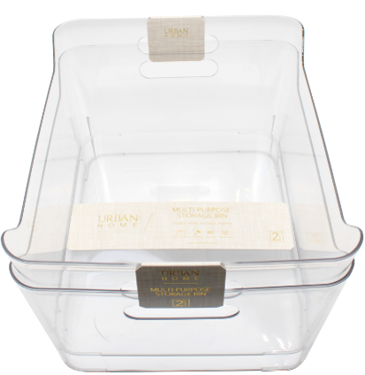 Clear Variera Bin Large 2/Pk