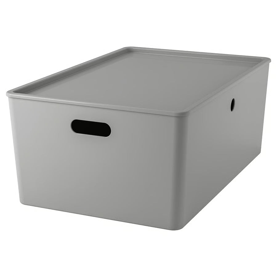 Box With Lid Large Light Gray