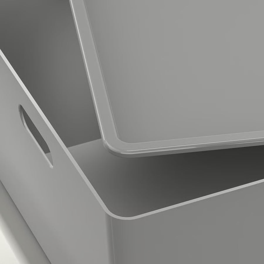 Box With Lid Large Light Gray