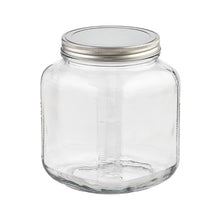 Load image into Gallery viewer, Glass Cracker Jar Aluminum Lid 2 qt.
