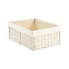 Load image into Gallery viewer, Montauk Rectangular Bin White Medium
