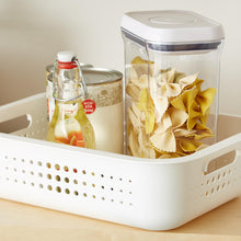 Load image into Gallery viewer, Nordic Storage Basket w/ Handles &amp; Lid Small
