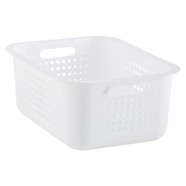 Nordic Storage Basket w/ Handles & Lid Medium