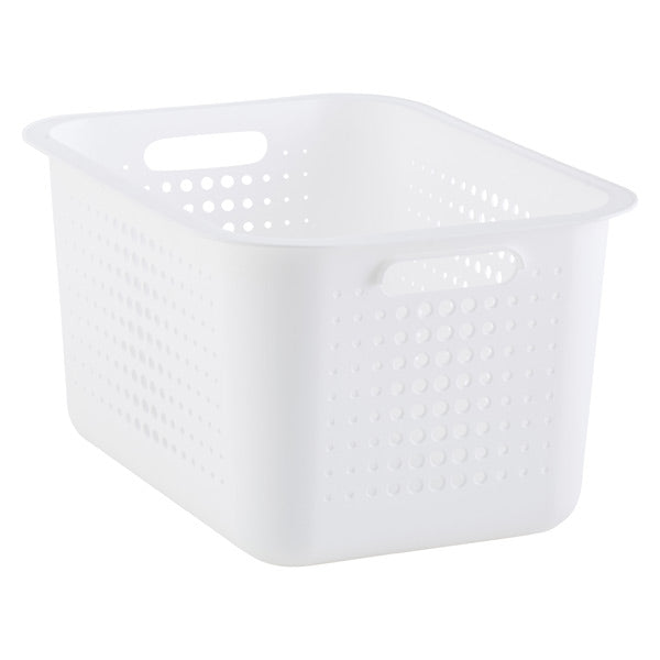 Nordic Storage Basket w/ Handles & Lid Large