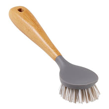 Load image into Gallery viewer, Bamboo Cast Iron Brush &amp; Scraper
