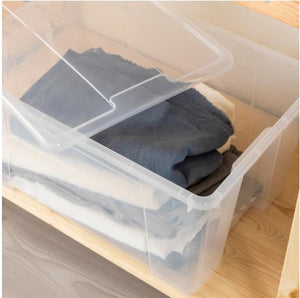 Storage Box Clear Large 12 Gal. w/Lid