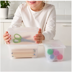 Box With Lid Clear / 3 Pack