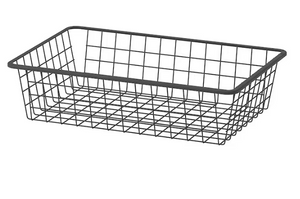 Wire Basket, Dark Grey