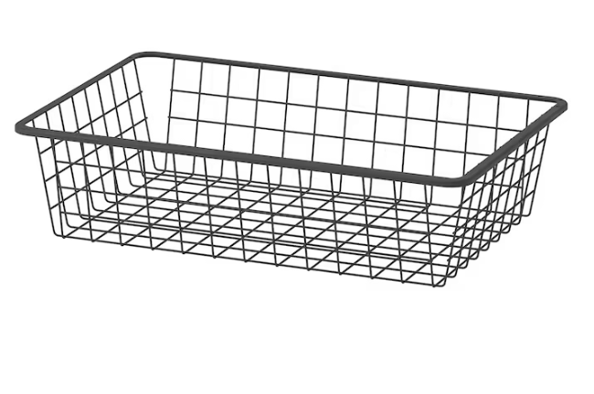 Wire Basket, Dark Grey