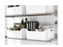 Load image into Gallery viewer, White Plastic Storage Bin
