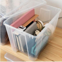 Load image into Gallery viewer, Storage Box Clear Medium 6 Gal. w/Lid
