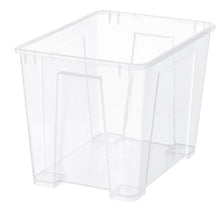 Load image into Gallery viewer, Storage Box Clear Medium 6 Gal. w/Lid
